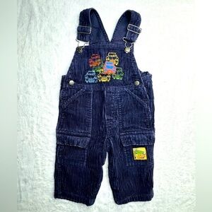12 months bib overall boys corduroy cars blue boys warm winter toddler baby